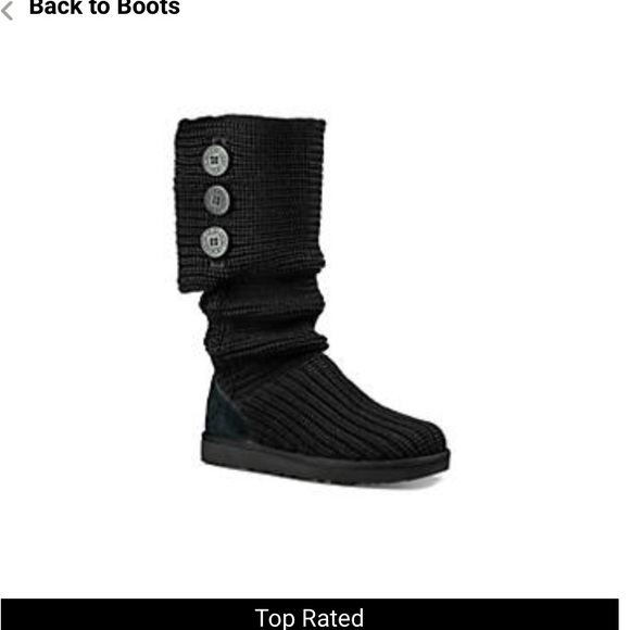 UGG Shoes - Ugg Australia Classic Cardy black boots